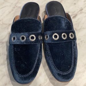 Free People velvet slides